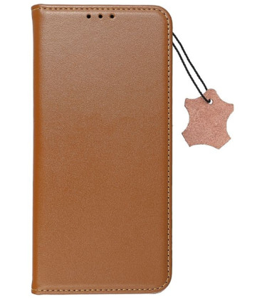 Rudas atverčiamas dėklas Xiaomi Redmi Note 15 Pro Plus 5G telefonui "Smart Pro Book Leather"