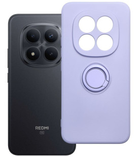 Violetinis dėklas Xiaomi Redmi Note 15 Pro Plus 5G telefonui "Ring Case"