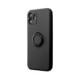 Juodas dėklas Xiaomi Redmi Note 15 Pro Plus 5G telefonui "Ring Case"