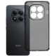Juodas / skaidrus dėklas Xiaomi Redmi Note 15 Pro Plus 5G telefonui "Matrix Clear Case"