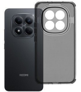 Juodas / skaidrus dėklas Xiaomi Redmi Note 15 Pro Plus 5G telefonui "Matrix Clear Case"