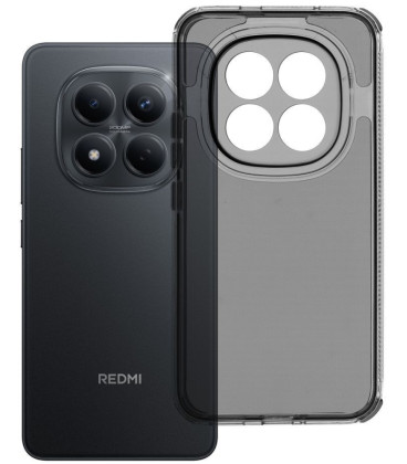 Juodas / skaidrus dėklas Xiaomi Redmi Note 15 Pro Plus 5G telefonui "Matrix Clear Case"
