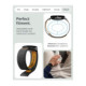 Juoda / oranžinė apyrankė Google Pixel Watch 1 / 2 / 3 / 4 / 5 (41 mm) laikrodžiui "Spigen Athlex Air"