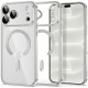 Sidabrinbės spalvos / skaidrus dėklas Apple iPhone 17 Pro / 18 Pro telefonui "Tech-Protect MagFlex Magsafe"