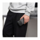 Juodas dėklas Apple iPhone 17 Pro Max / 18 Pro Max telefonui "Tech-Protect MagAir Magsafe CC"