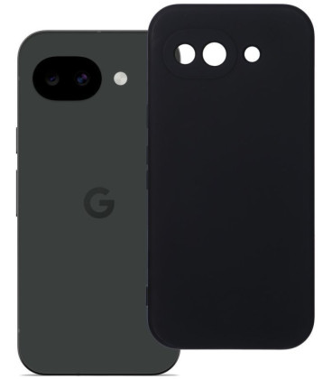 Juodas silikoninis dėklas Google Pixel 10A telefonui "Silicone Case"