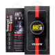 Juodas apsauginis grūdintas stiklas Samsung Galaxy S22 / S23 telefonui "6D Veason Pro Glass"