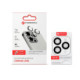 Juoda kameros apsauga Apple iPhone iPhone 16 / 16 Plus telefonui "Forcell Premium Tempered Glass Camera Lens"