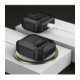 Juodas dėklas Apple Airpods 4 / 5 ausinėms "Tech-Protect Carbonox"