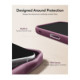 Raudonas dėklas Apple iPhone 17 Pro / 18 Pro telefonui "ESR Leather Kickstand Magsafe"