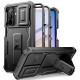 Juodas dėklas Samsung Galaxy A17 / A18 4G / 5G telefonui "Tech-Protect Kevlar Cam+ 2-Set"