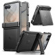 Juodas dėklas Samsung Galaxy Z Flip 8 telefonui "Tech-Protect Kevlar Pro"