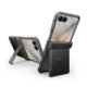Juodas dėklas Samsung Galaxy Z Flip 8 telefonui "Tech-Protect Kevlar Pro"
