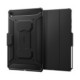 Matinis juodas atverčiamas dėklas Samsung Galaxy Tab S12 Plus 12.6 planšetei "Spigen Rugged Armor"