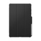 Matinis juodas atverčiamas dėklas Samsung Galaxy Tab S12 Plus 12.6 planšetei "Spigen Rugged Armor"