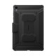 Matinis juodas atverčiamas dėklas Samsung Galaxy Tab S12 Plus 12.6 planšetei "Spigen Rugged Armor"