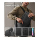 Matinis juodas atverčiamas dėklas Samsung Galaxy Tab S12 Plus 12.6 planšetei "Spigen Rugged Armor"