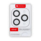 Sidabrinės spalvos kameros apsauga Apple iPhone iPhone 17 Pro / 17 Pro Max telefonui "Forcell Premium Tempered Glass Camera Lens