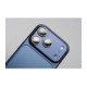 Sidabrinės spalvos kameros apsauga Apple iPhone iPhone 12 Pro telefonui "Forcell Premium Tempered Glass Camera Lens"