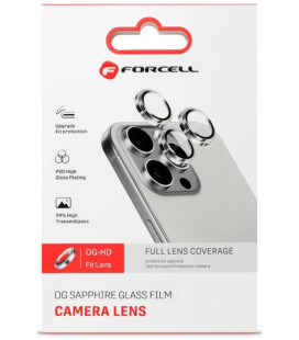 Šviesiai mėlyna kameros apsauga Apple iPhone 18 Pro / 18 Pro Max telefonui "Forcell Camera Lens"