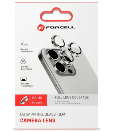 Juoda kameros apsauga Samsung Galaxy Z Flip 8 telefonui "Forcell Camera Lens"