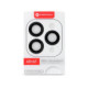 Juoda kameros apsauga Apple iPhone 15 Pro / 15 Pro Max telefonui "Forcell Camera Lens"