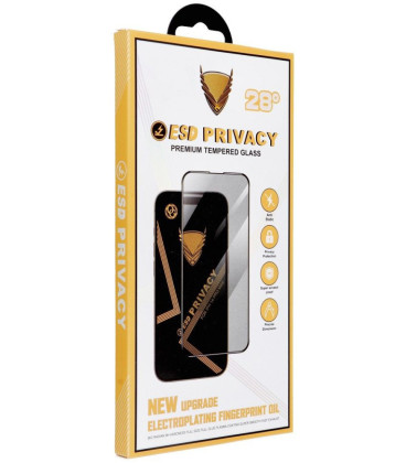 (Privacy) apsauginis grūdintas stikliukas Xiaomi Redmi Note 14 4G / 5G telefonui "OG 6D Premium Privacy Glass"