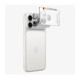 Sidabrinės spalvos kameros apsauga Apple iPhone 18 Pro Max telefonui "Spigen Optik PRO XL Glas.TR EZ Fit"