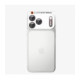 Raudona (Burgundy) kameros apsauga Apple iPhone 18 Pro telefonui "Spigen Optik PRO XL Glas.TR EZ Fit"