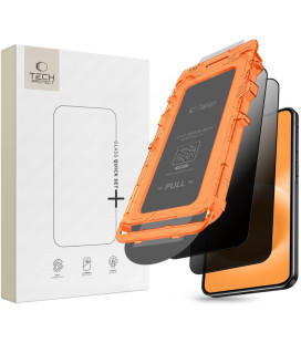 (Privacy) Apsauginis grūdintas stiklas Samsung Galaxy A18 4G / 5G telefonui "Tech-Protect Quick Set Spy+ 2-Pack"