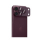 Raudona (Burgundy) kameros apsauga Apple iPhone 18 Pro Max telefonui "Tech-Protect CamFull Fit+"