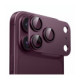 Raudona (Burgundy) kameros apsauga Apple iPhone 18 Pro Max telefonui "Tech-Protect CamFull Fit+"