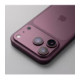 Raudona (Burgundy) kameros apsauga Apple iPhone 18 Pro telefonui "Tech-Protect CamFull Fit+"