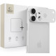 Sidabrinės spalvos kameros apsauga Apple iPhone 18 Pro Max telefonui "Tech-Protect CamAlloy Fit+"