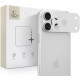 Sidabrinės spalvos kameros apsauga Apple iPhone 18 Pro telefonui "Tech-Protect CamAlloy Fit+"