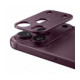 Raudona (Burgundy) kameros apsauga Apple iPhone 18 Pro telefonui "Tech-Protect CamAlloy Fit+"