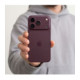 Raudona (Burgundy) kameros apsauga Apple iPhone 18 Pro telefonui "Tech-Protect CamAlloy Fit+"