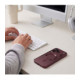 Raudonas (Burgundy) / skaidrus dėklas Apple iPhone 17 Pro Max / 18 Pro Max telefonui "Tech-Protect MagFlex Magsafe"