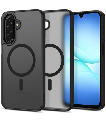 Matinis juodas dėklas Samsung Galaxy A16 / A17 / A18 / A26 4G / 5G telefonui "Tech-Protect BasicMag Magsafe"