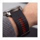 Juoda / raudona apyrankė Garmin Fenix 5X / 5X Plus / 6X / 6X Pro / 7X / 8 / 8 Pro / 9 / 9 Pro (51 mm) "Tech-Protect Iconband Pro