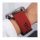 Raudona / juoda apyrankė Garmin Fenix 5X / 5X Plus / 6X / 6X Pro / 7X / 8 / 8 Pro / 9 / 9 Pro (51 mm) "Tech-Protect Iconband Pro