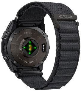 Juoda apyrankė Garmin Fenix 5X / 5X Plus / 6X / 6X Pro / 7X / 8 / 8 Pro / 9 / 9 Pro (51 mm) "Tech-Protect Nylon Pro"