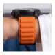 Oranžinė apyrankė Garmin Fenix 5X / 5X Plus / 6X / 6X Pro / 7X / 8 / 8 Pro / 9 / 9 Pro (51 mm) "Tech-Protect Nylon Pro"