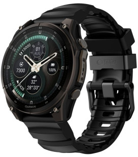 Juoda apyrankė Garmin Fenix 5X / 5X Plus / 6X / 6X Pro / 7X / 8 / 8 Pro / 9 / 9 Pro (51 mm) "Tech-Protect Motion"