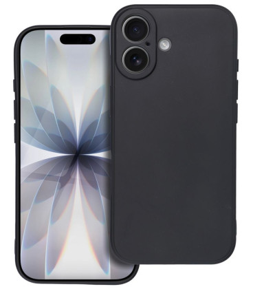 Juodas dėklas Apple iPhone 17 telefonui "Matt Case"
