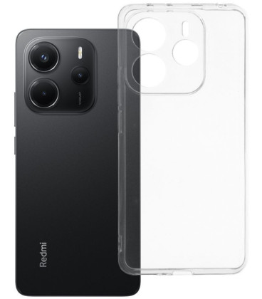 Skaidrus dėklas su kameros apsauga Xiaomi Redmi Note 14 5G telefonui "Clear Case 2mm"