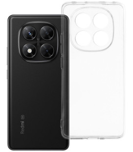 Skaidrus dėklas su kameros apsauga Xiaomi Redmi Note 14 Pro 5G / 14 Pro Plus 5G telefonui "Clear Case 2mm"