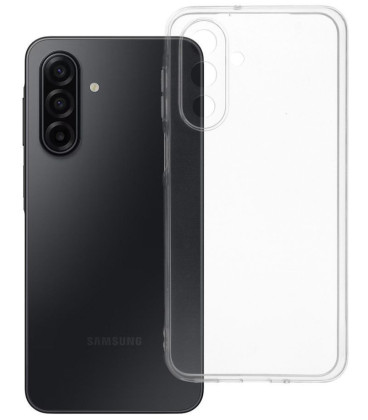 Skaidrus dėklas su kameros apsauga Samsung Galaxy A17 / A18 telefonui "Clear Case 2mm"