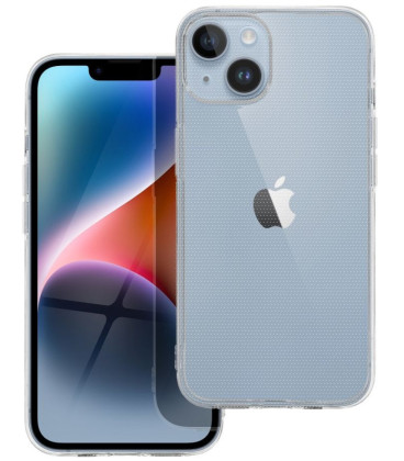 Skaidrus dėklas su kameros apsauga Apple iPhone 14 telefonui "Clear Case 2mm"