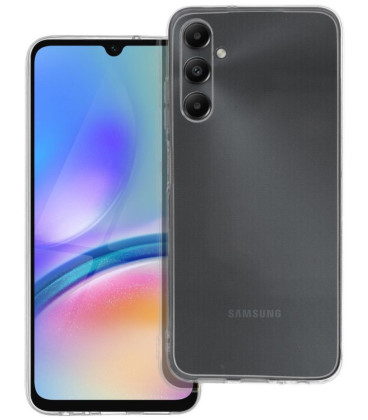Skaidrus dėklas su kameros apsauga Samsung Galaxy A05s telefonui "Clear Case 2mm"
